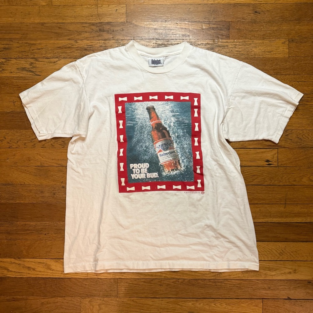 Vintage 1993 Budweiser "Proud To Be Your Bud" Tee